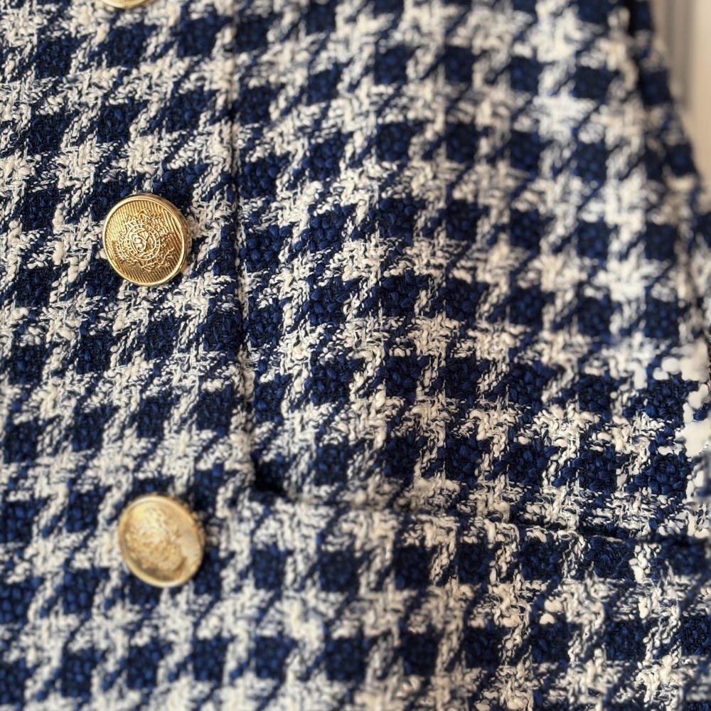 Zara Tweed Wide Leg Crop Sailor Pants - Picture 3 of 7